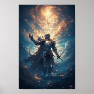 Affiche de Chevalier de Fantasy Épique