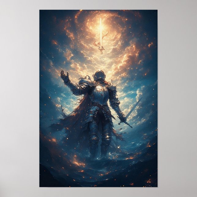 Affiche de Chevalier de Fantasy Épique (Devant)