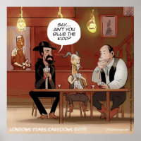 Affiche de chèvre drôle de Billy The Kid?