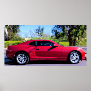 AFFICHE DE CHEVY CAMARO