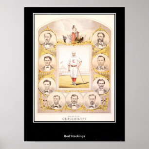 Affiche de Cincinnati Red Stockings 1869