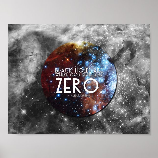 Affiche de citation Albert Einstein (Devant)