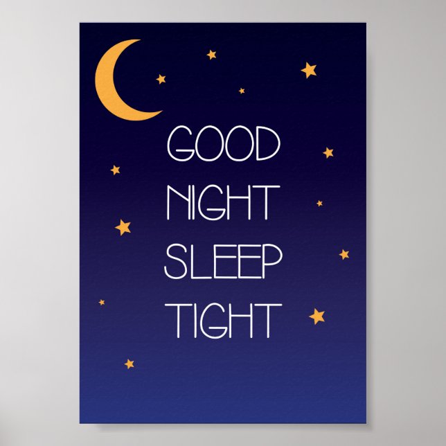 Affiche de citation Bonne Nuit Dormez Bien (Devant)