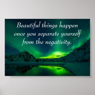 Affiche de citation d'affirmation positive