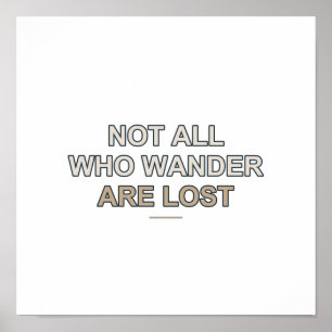 Affiche de citation d'aventure - Art mural typogra