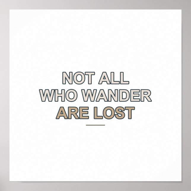 Affiche de citation d'aventure - Art mural typogra (Devant)