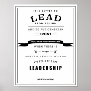 Affiche de citation de direction