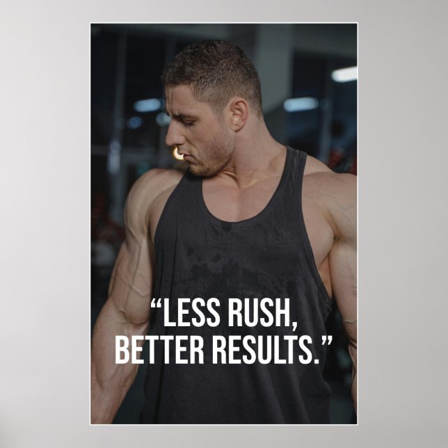 Affiche de citation de fitness pour de meilleurs r (Devant)