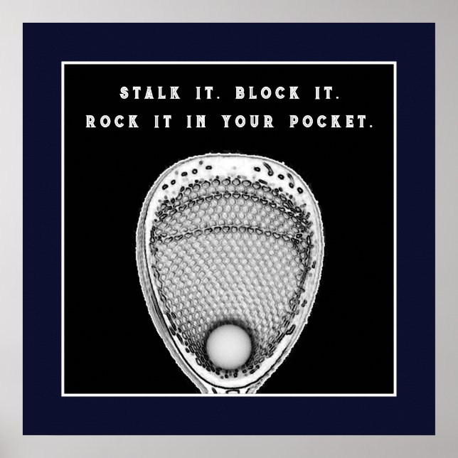 Affiche de citation de gardien de crosse (Devant)