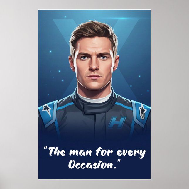 Affiche de citation de Hülkenberg (Devant)