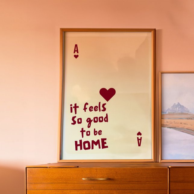 Affiche de citation de la maison As de cœur (Créateur téléchargé)