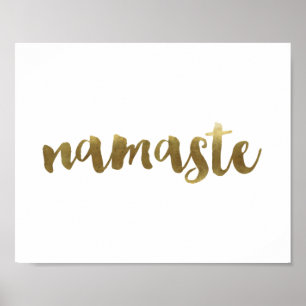 affiche de citation de "namaste"