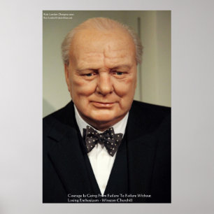 Affiche de citation de sagesse sur l'échec de Wins