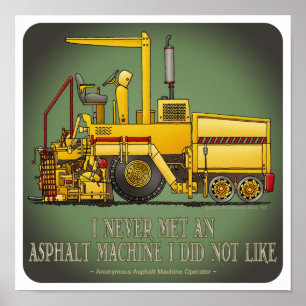 Affiche de citation d'opérateur de pavage