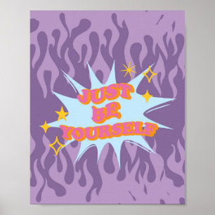 Affiche de citation esthétique des années 90
