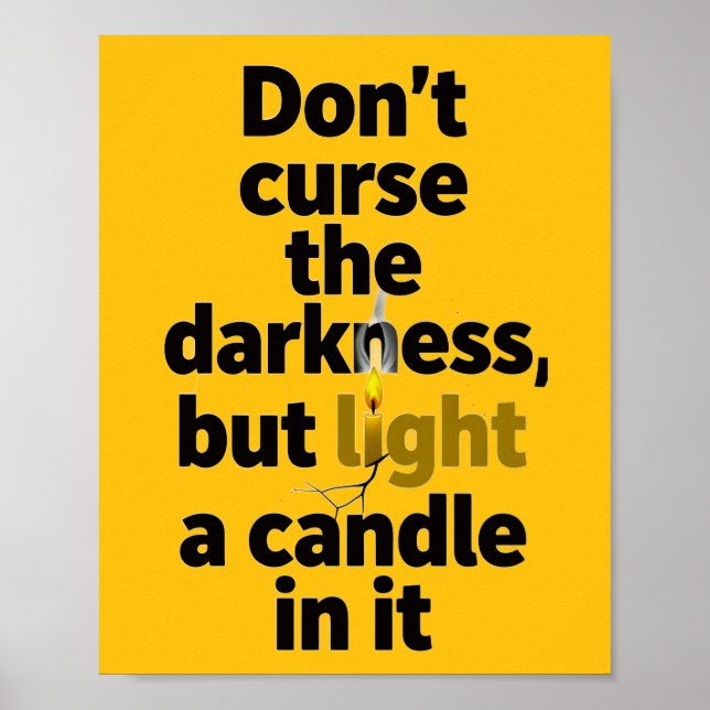 Affiche de citation motivante (Devant)