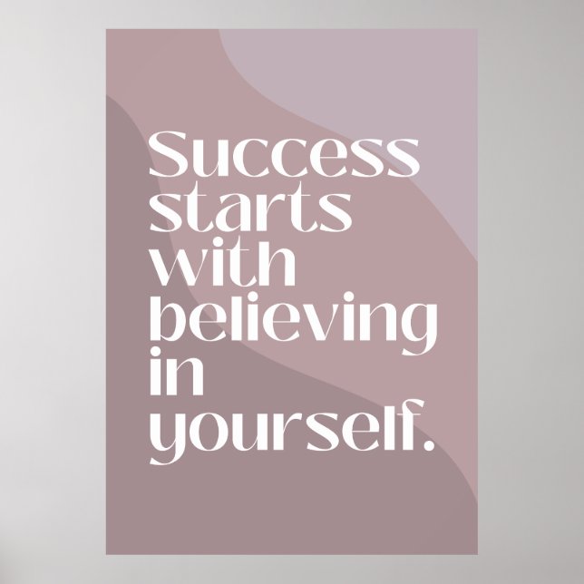 Affiche de citation motivante (Devant)
