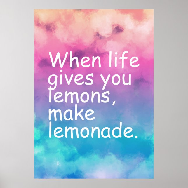 Affiche de citation motivante (Devant)