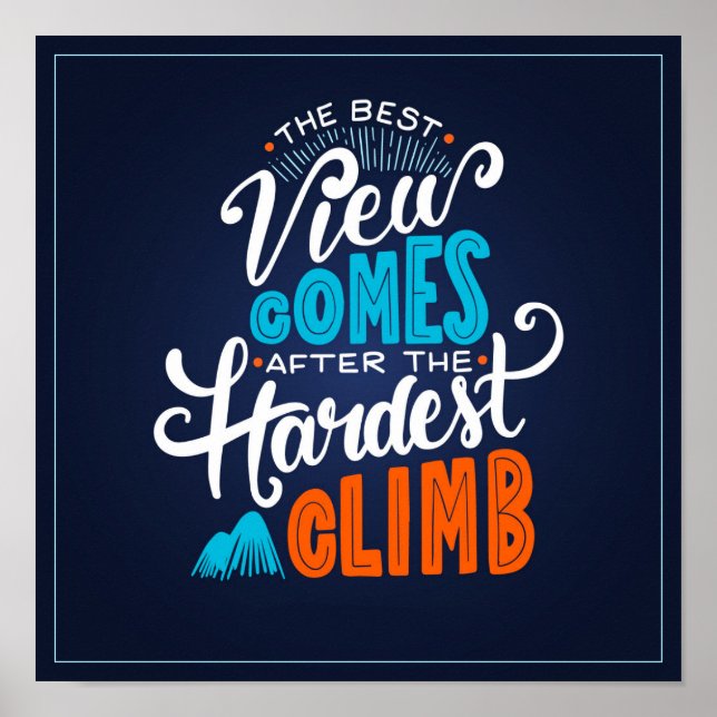 Affiche de citation motivante (Devant)