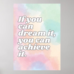 Affiche de citation motivante