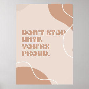 Affiche de citation motivante