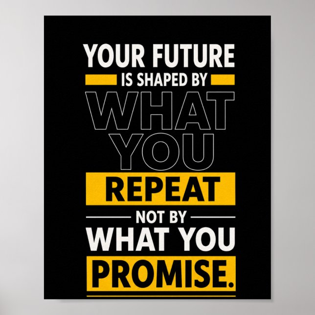 Affiche de citation motivante (Devant)