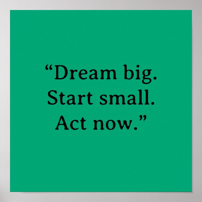AFFICHE DE CITATION MOTIVATIONNELLE (Devant)