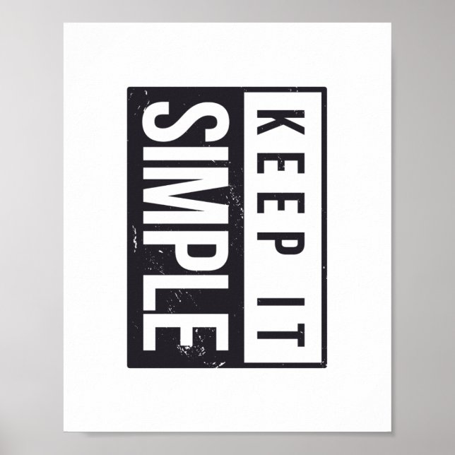 Affiche de citation motivationnelle moderne Gardez (Devant)