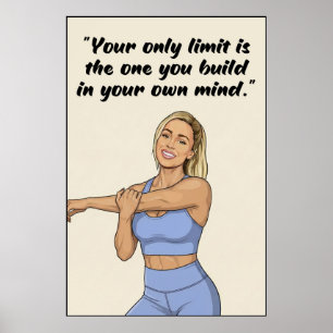 Affiche de citations de forme physique