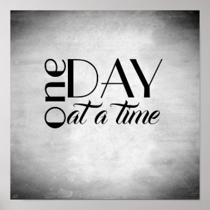 affiche de citations inspirante un jour à la fois