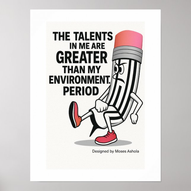 Affiche de citations motivantes. (Devant)