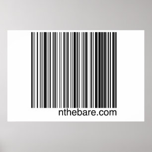 affiche de code barres de nthebare.com