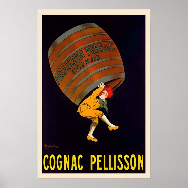 Affiche de Cognac Pellisson Vintage Food&Drink par (Devant)
