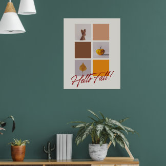 Affiche de collage photo « Hello Fall » 24"x30"