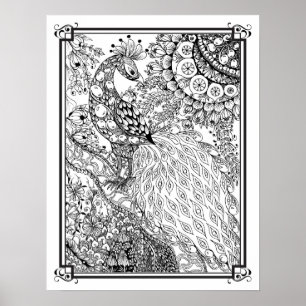 Affiche de coloriage "Le paquebot majestueux de Mm