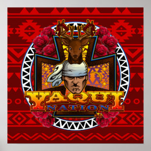 Affiche de conception de danseur de cerfs communs