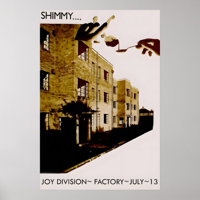 Affiche de concert Factory 1979 de Joy Division Im (Devant)