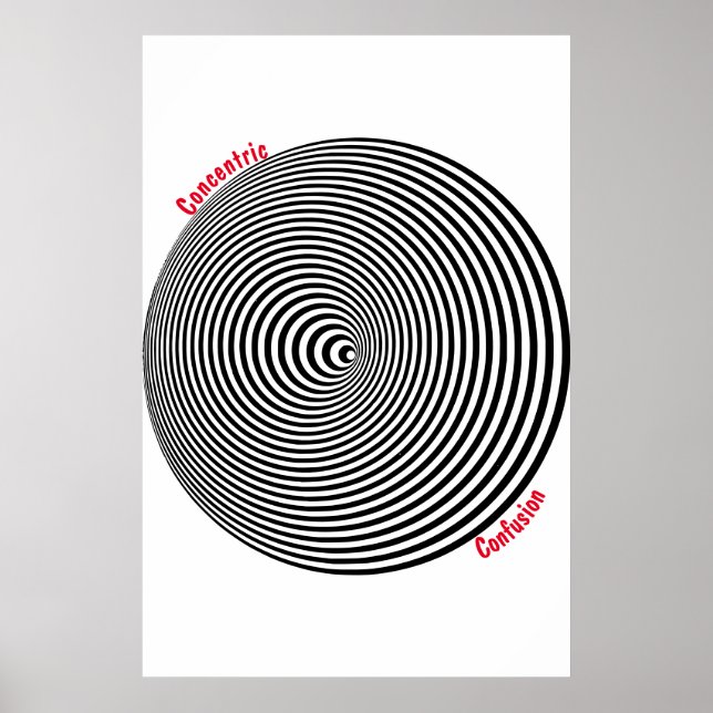 Affiche de confusion cocentrique (Devant)