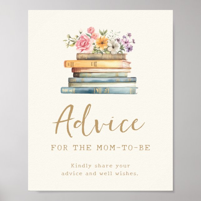 Affiche de conseils de A New Chapter Books (Devant)