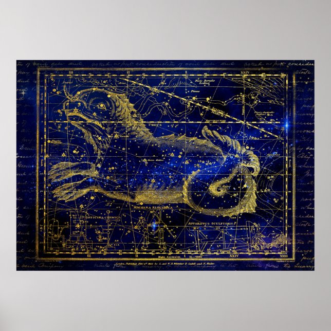 affiche de constellation cetus (Devant)