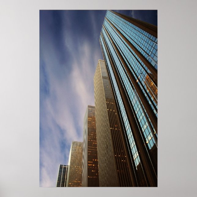 Affiche de construction moderne, New York (Devant)