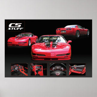 Affiche de corvette C5