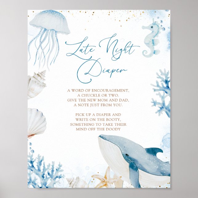 Affiche de couche pour l'été à venir Océan Bleu (Devant)