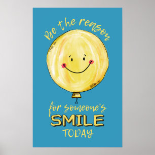 Affiche de couleur personnalisée «Be The Reason»