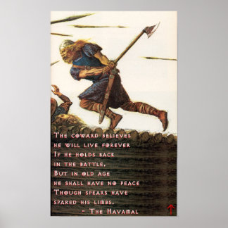 Affiche de courage