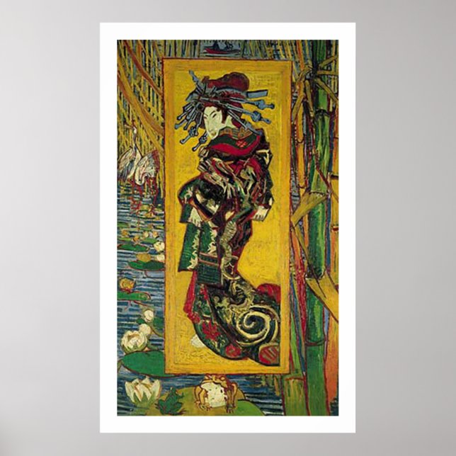 Affiche De Courtisane par Vincent van Gogh (Devant)