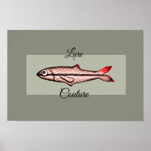 AFFICHE de couture d'attrait