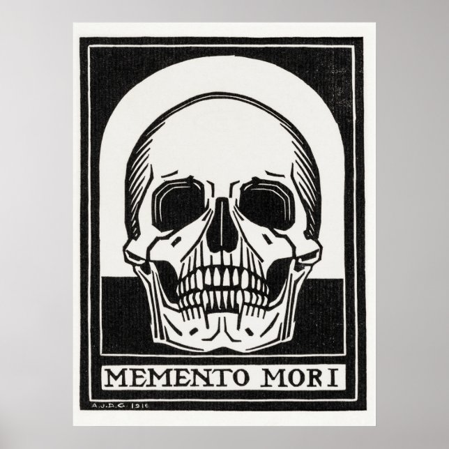 Affiche de crâne (Devant)