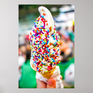 affiche de crème glacée