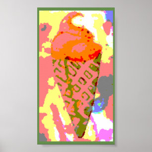 Affiche de crème glacée